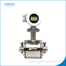 beer orange juice sanitary electromagnetic flow meter